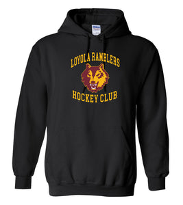 Loyola Hockey Club - Gildan Heavy Blend Hooded Sweatshirt - Black